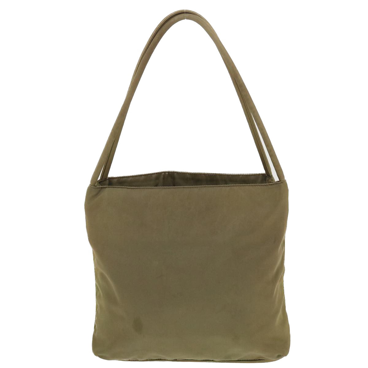 Prada Hand Bag Nylon Khaki