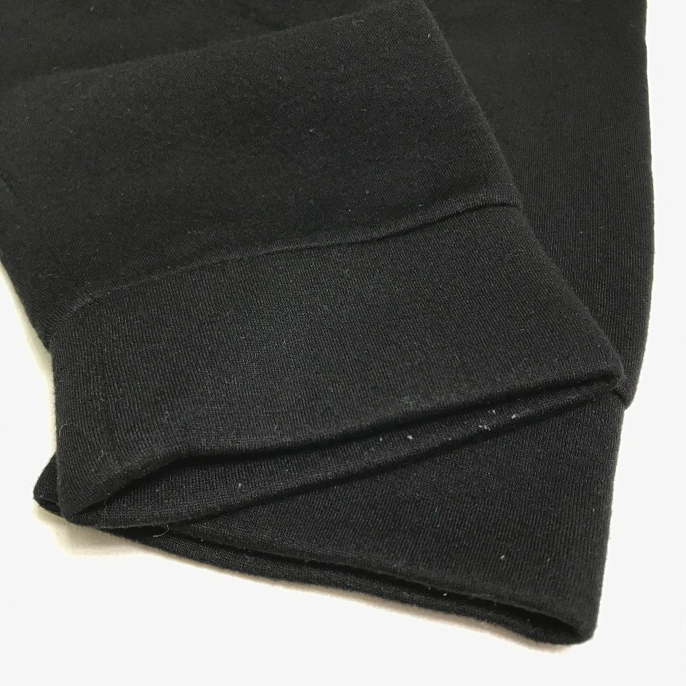 FENDI sweat FY0812 Rayon black Rubber logo sweat mens 48