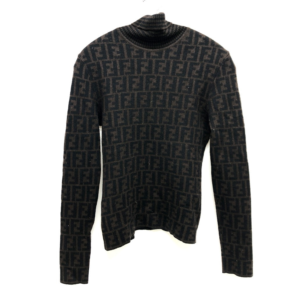 FENDI sweater cotton Brown Zucca 42
