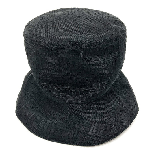 FENDI hat FXQ801 Nylon black FF Zucca Pattern mesh unisex(Unisex) L