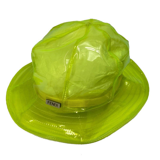 FENDI hat FXQ632 Plastics yellow With logo unisex(Unisex)