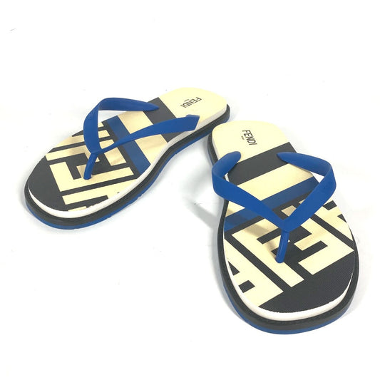 FENDI Sandals 7Y1360 rubber blue Shoes shoes logo 8
