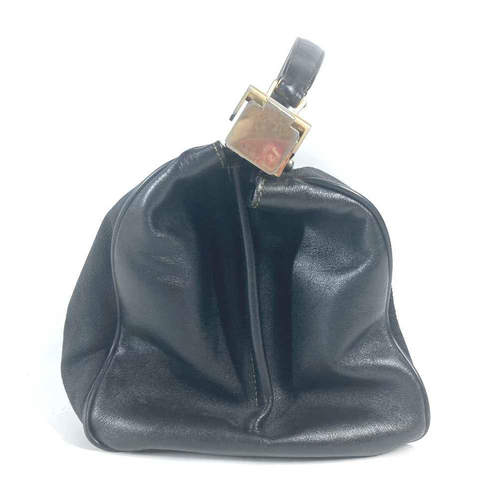 FENDI Handbag Leather / PVC black Doctor Bag Pecan Women