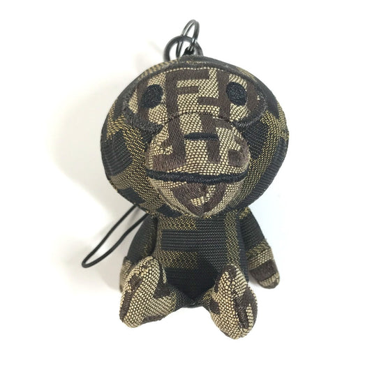 FENDI charm canvas Brown A BATHING APE A Bathing Ape Collaboration Milo Zucca mens