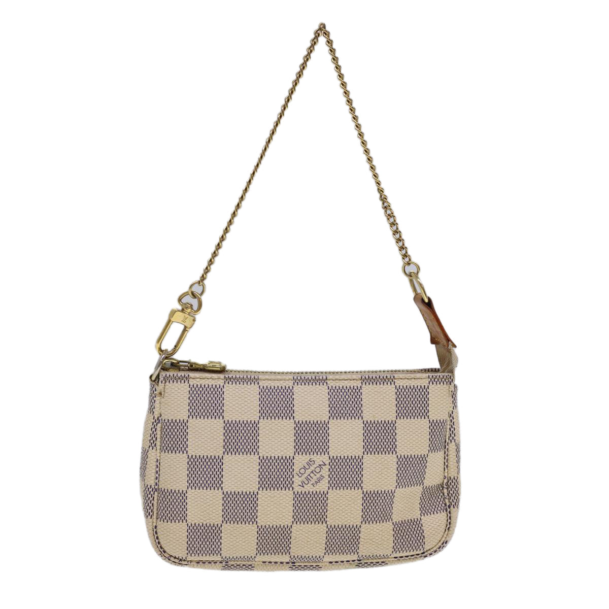 LOUIS VUITTON Damier Azur Mini Pochette Accessoires Pouch N58010 LV 40214