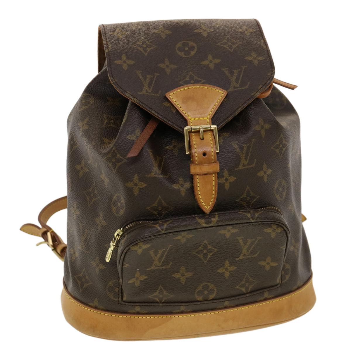 LOUIS VUITTON Monogram Montsouris MM Backpack M51136 LV 40233