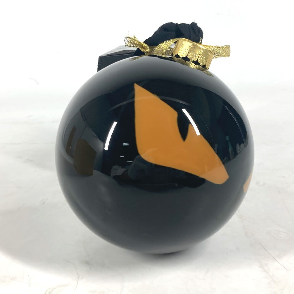 FENDI charm plastic black Xmas Christmas ball logo Monster Christmas Ornaments