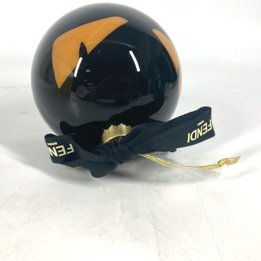 FENDI charm plastic black Xmas Christmas ball logo Christmas Ornament Monster