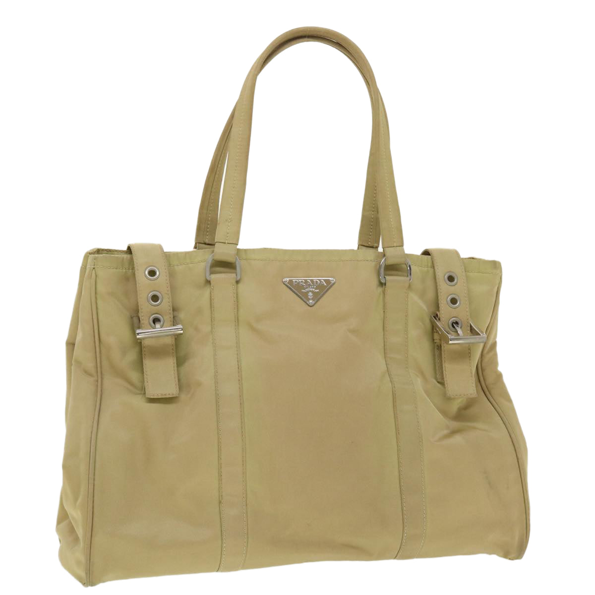 Prada Shoulder Bag Nylon Khaki