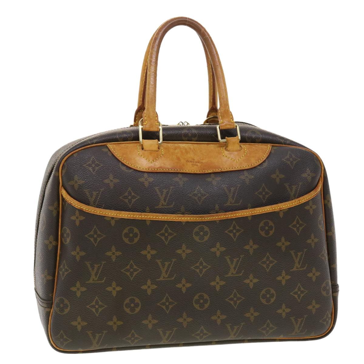 LOUIS VUITTON Monogram Deauville Hand Bag M47270 LV 40380