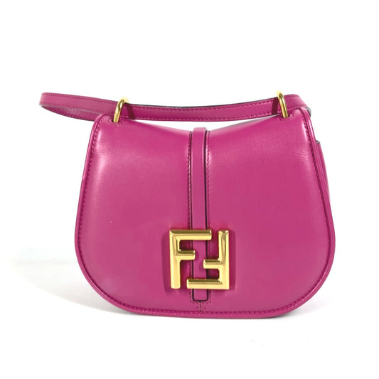 FENDI Shoulder Bag 8BS082 leather purple Come on Small Women