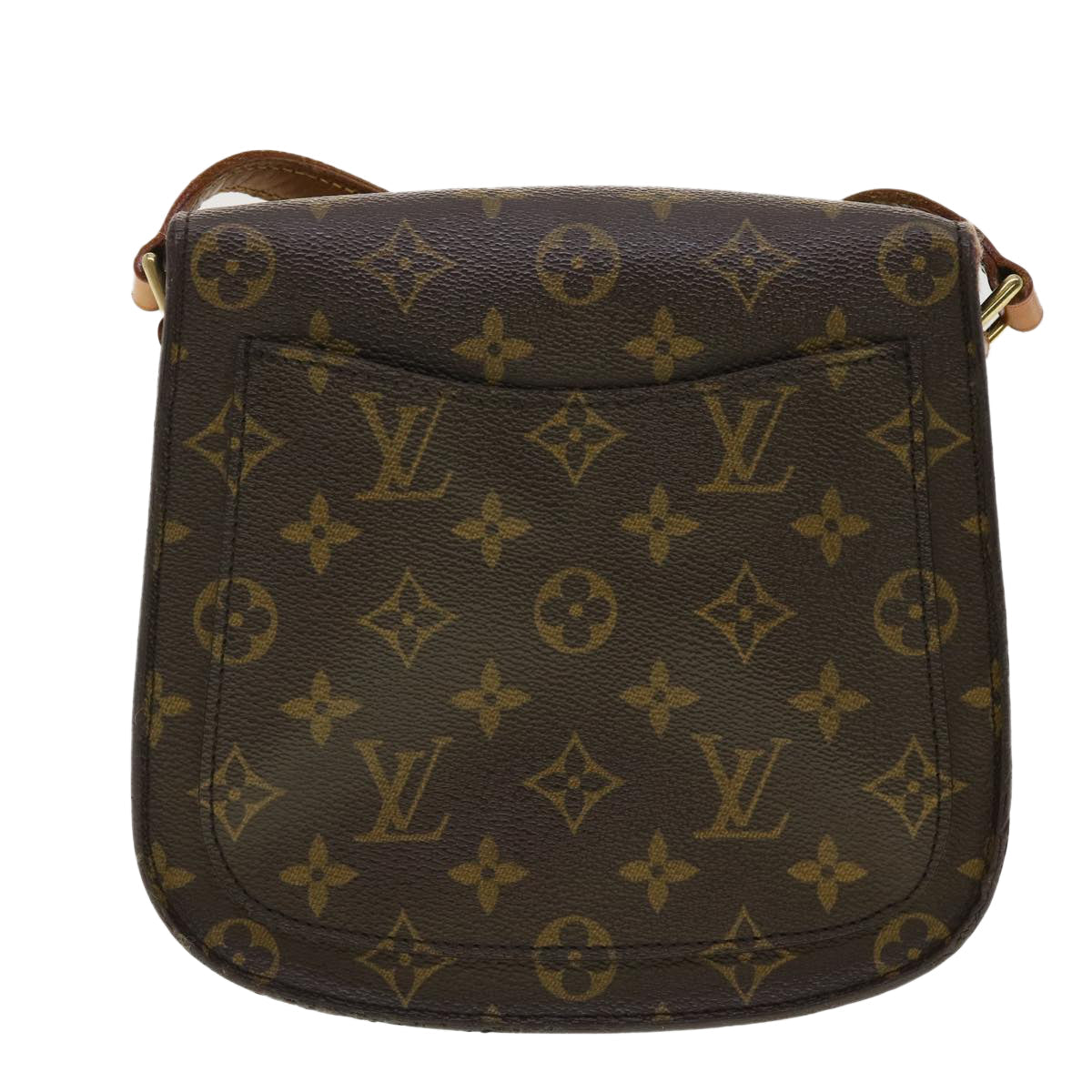 LOUIS VUITTON Monogram Saint Cloud MM Shoulder Bag M51243 LV 40402