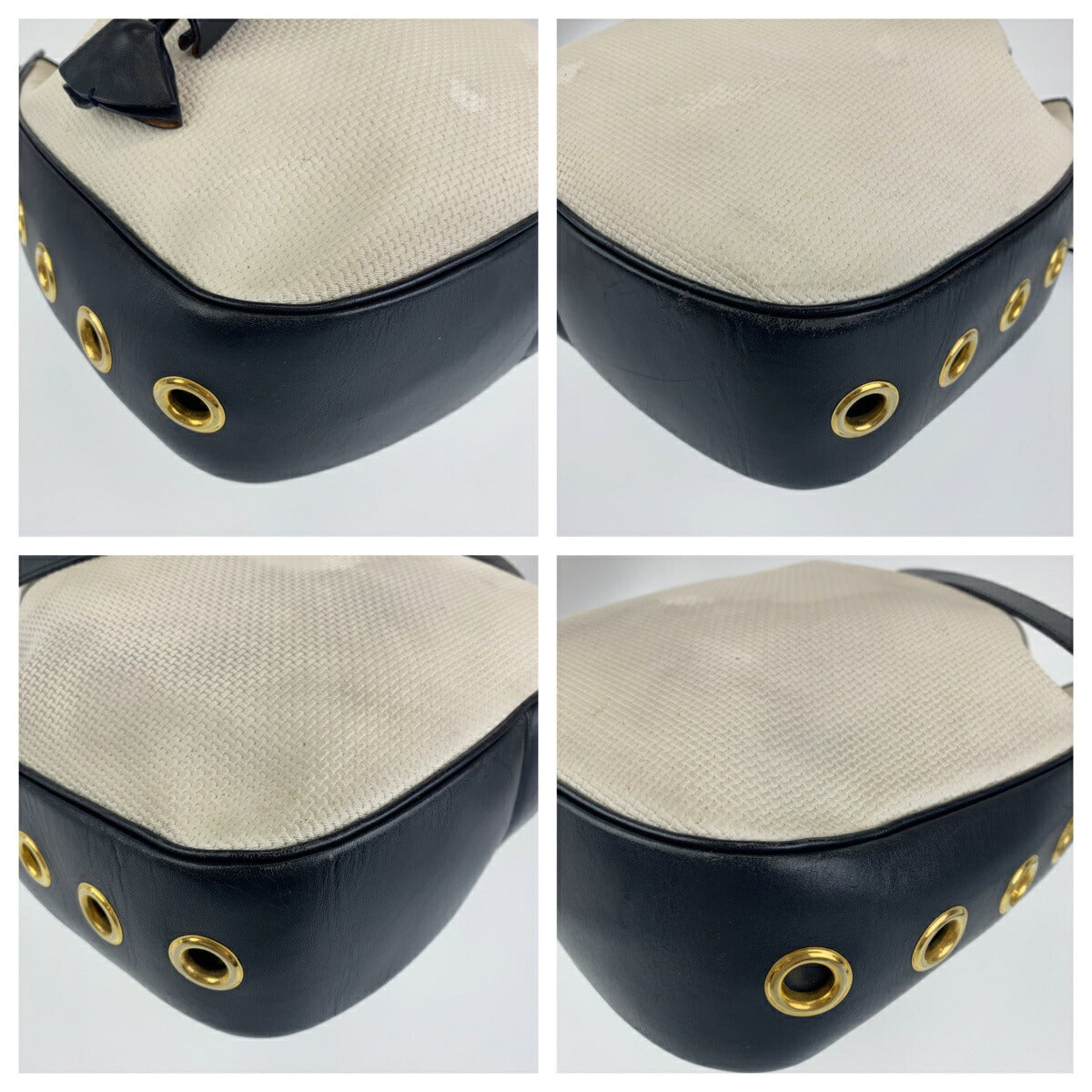 Yves Saint Laurent YSL PVC/Leather Shoulder Bag