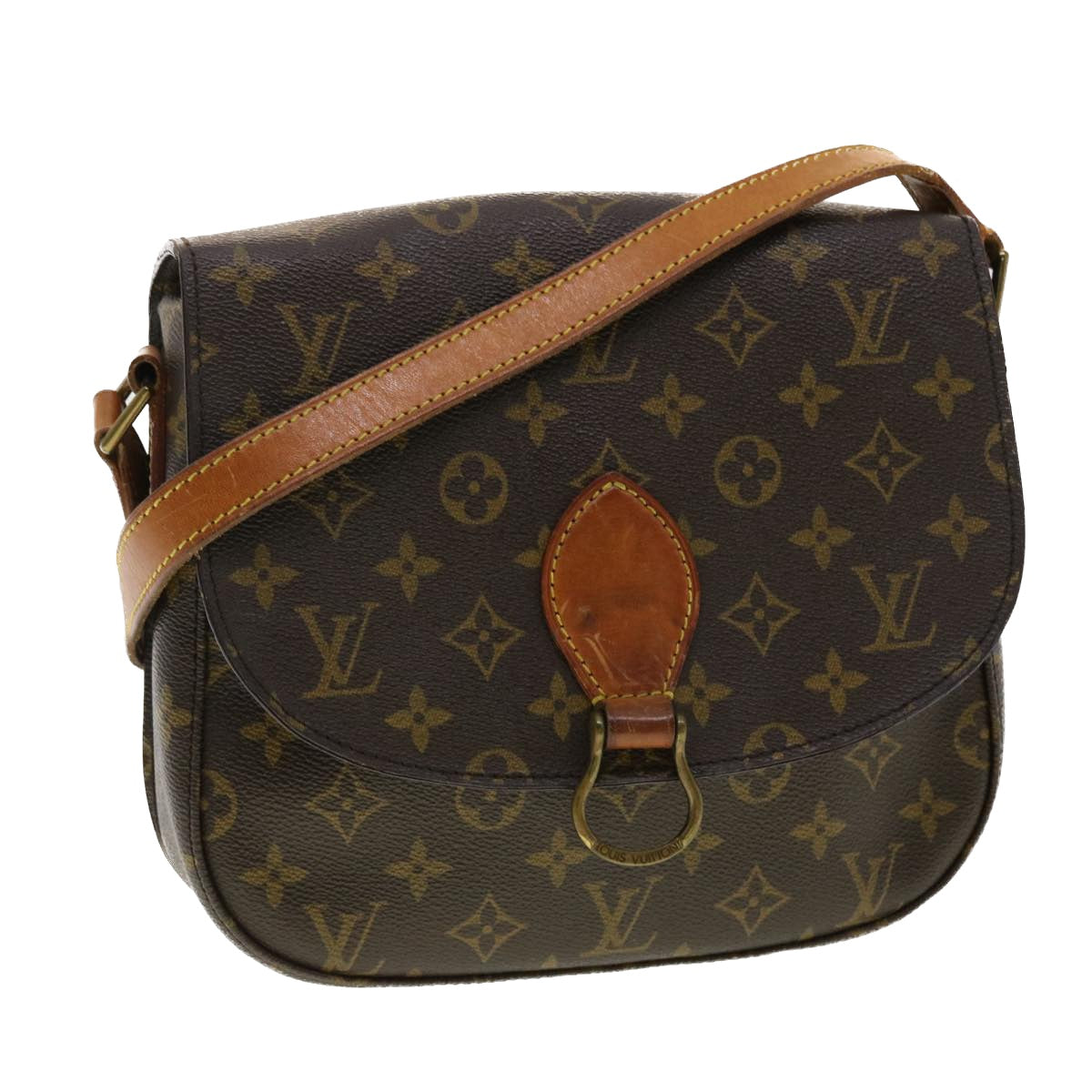 LOUIS VUITTON Monogram Saint Cloud GM Shoulder Bag M51242 LV 40443