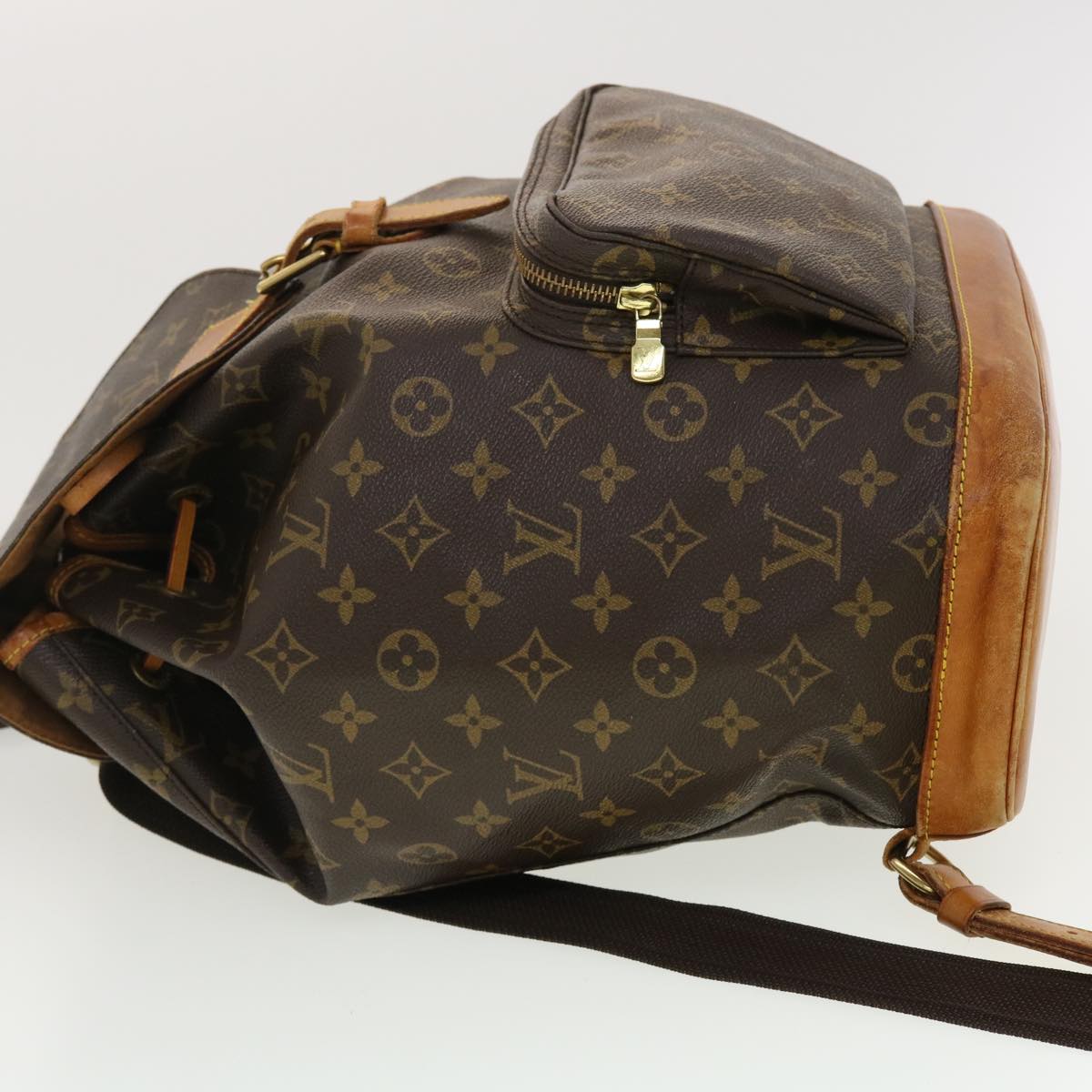 LOUIS VUITTON Monogram Montsouris GM Backpack M51135 LV 40476