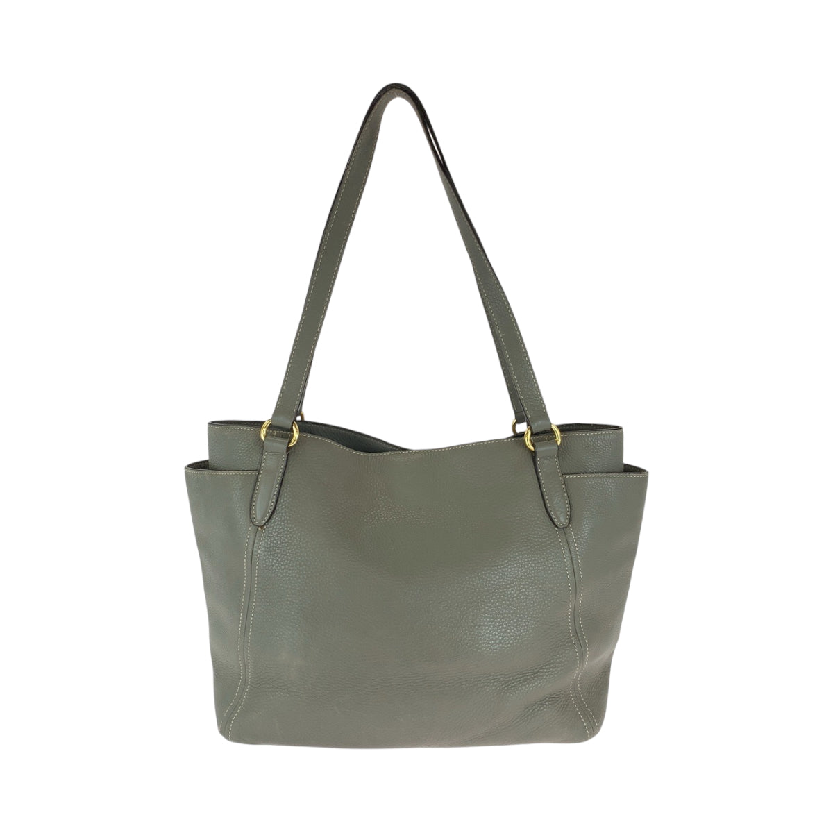 PRADA Tote Bag leather Greige Gold Metal Tote Bag Shoulder Bag Vitterodino Marmo Women