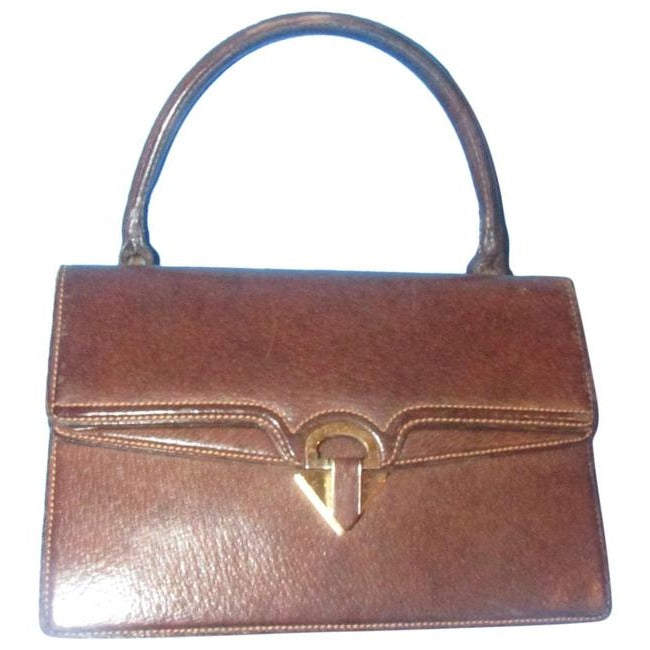 Gucci Envelope Lou Leather Top Handle Handbag