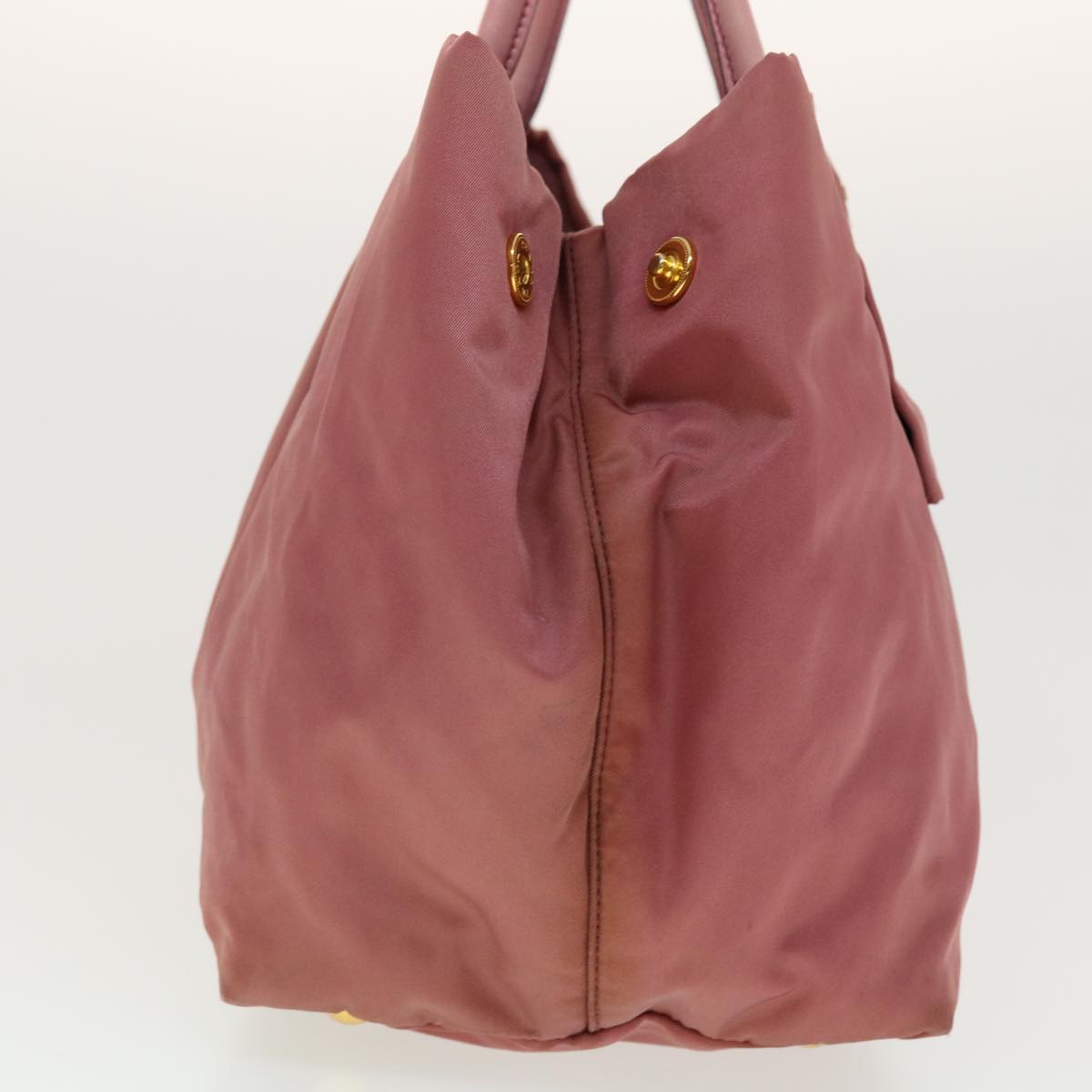 Prada Hand Bag Nylon Pink