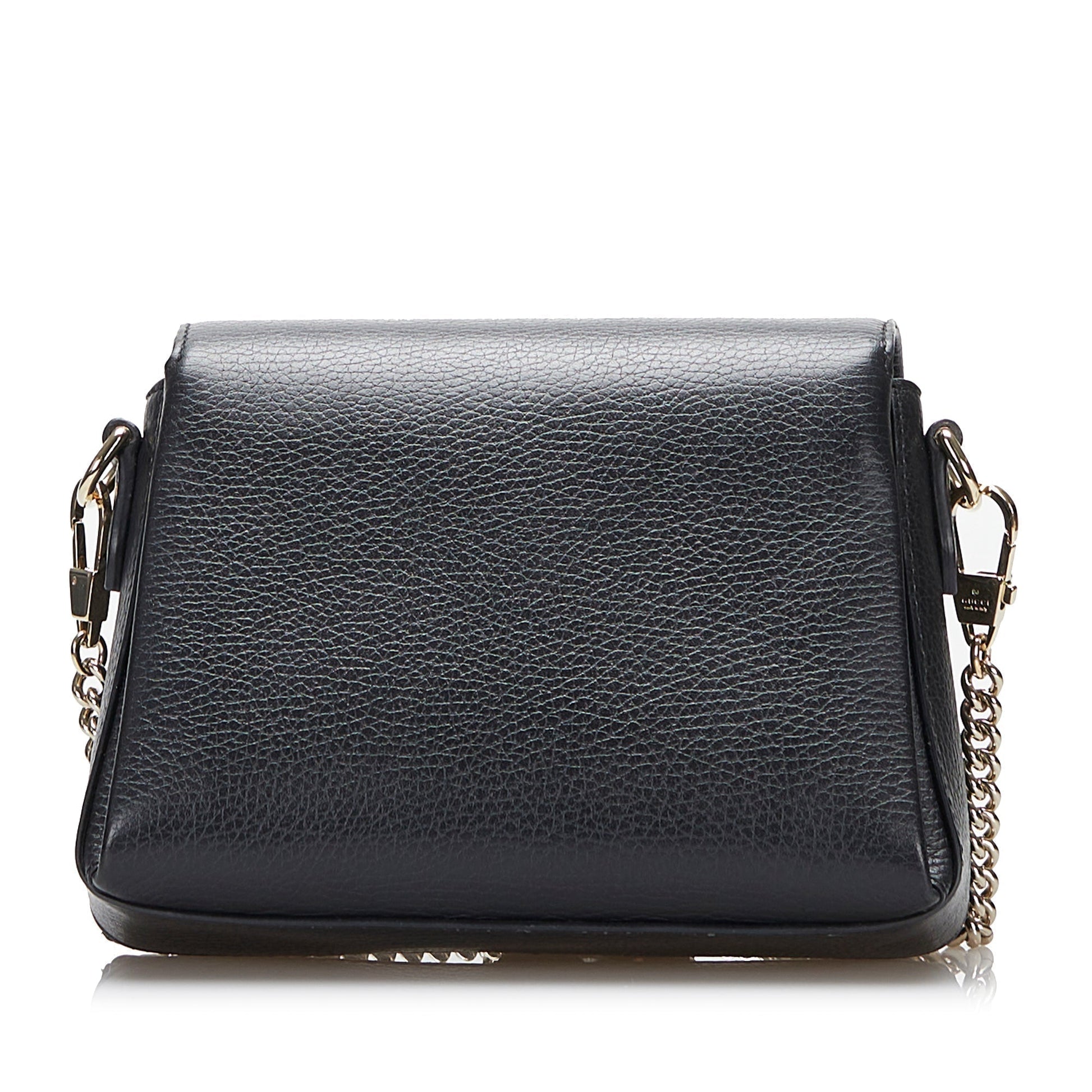 Gucci Interlocking G Leather Chain Crossbody Style 3
