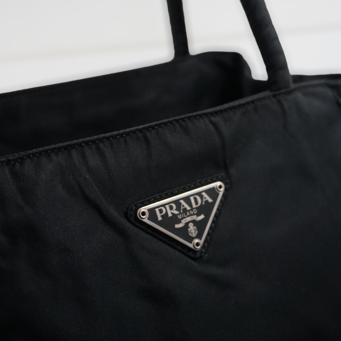 Prada Sort Tessuto City Luxury Handbag