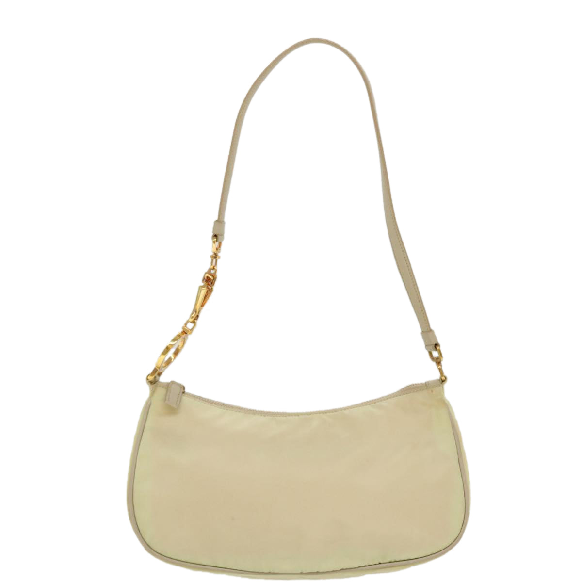 Prada Shoulder Bag Nylon Beige