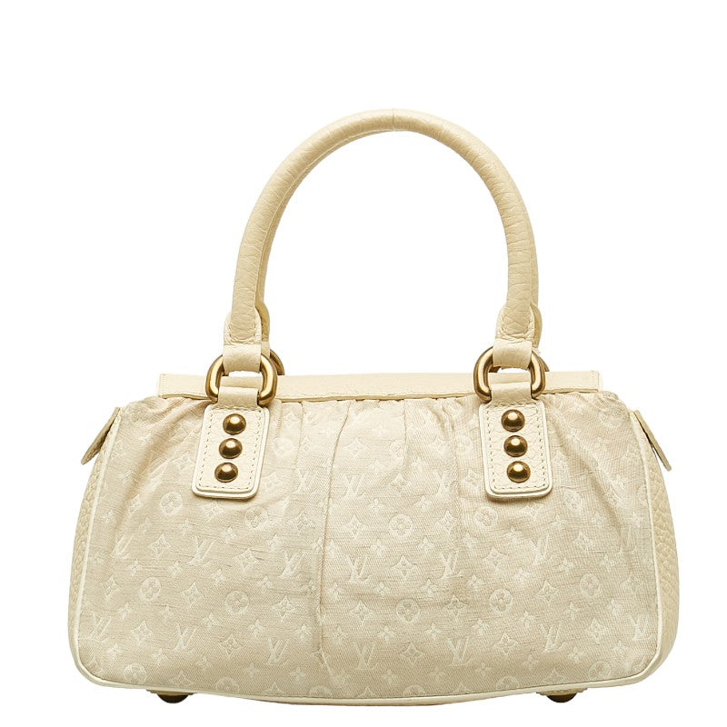 Louis Vuitton Monogram Mini Handbag Leather/Candy Dune Beige Ladies