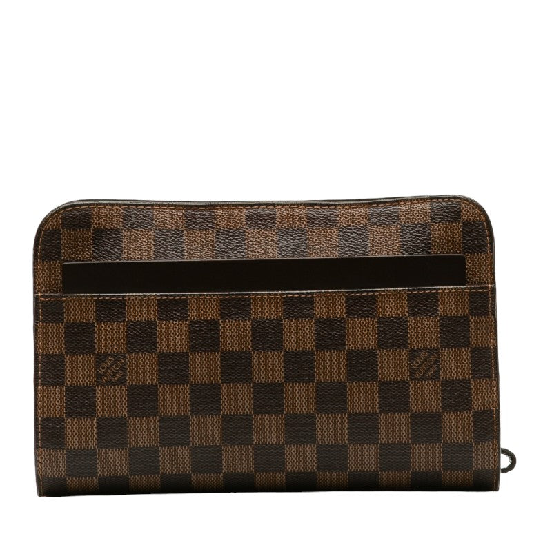 Louis Vuitton Louis Vuitton Damière Secondary Bag PVC/Leather Brown