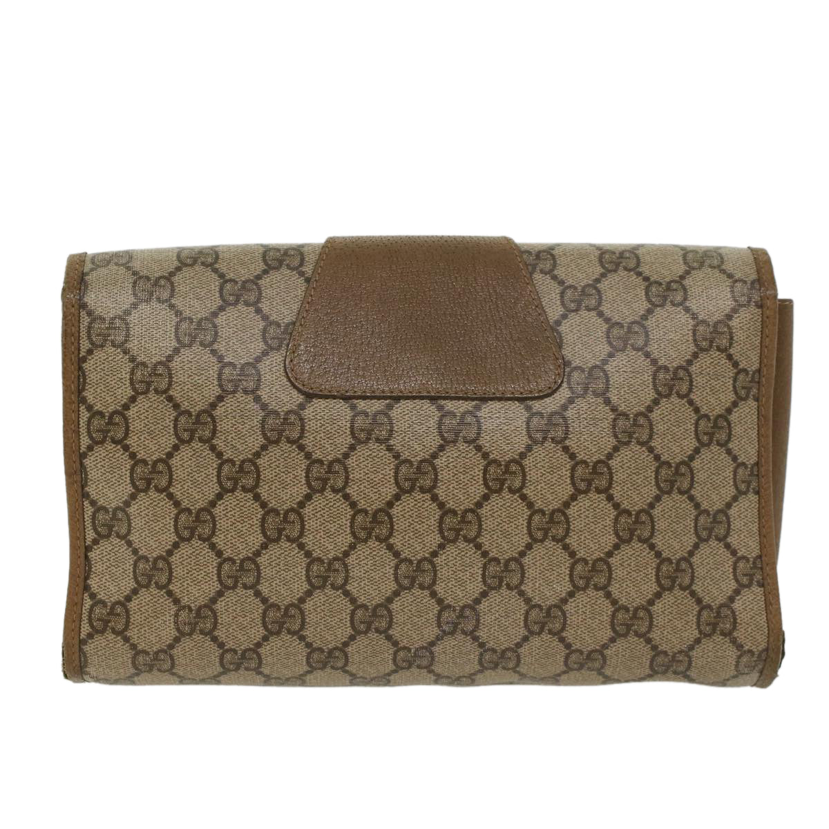 Gucci Leather Canvas Clutch