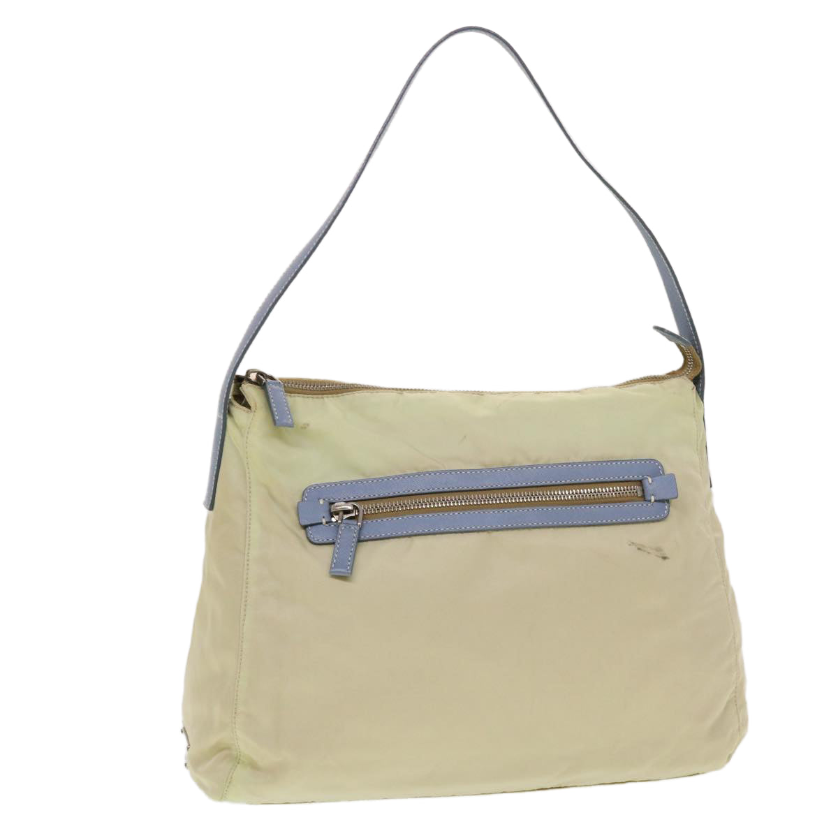 Prada Shoulder Bag Nylon Beige