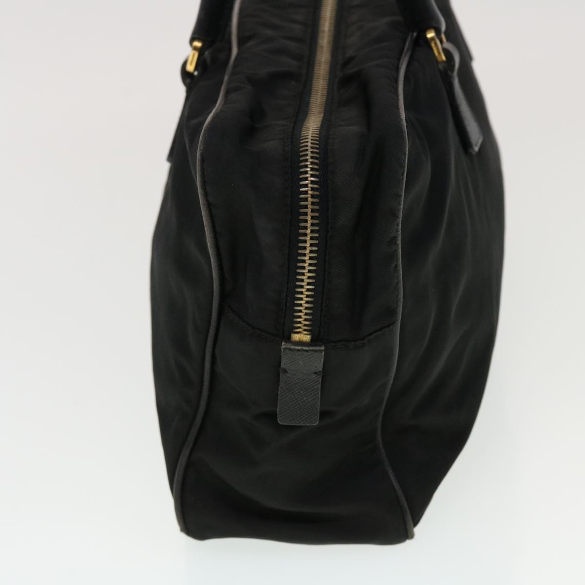 PRADA Hand Bag Nylon Black Auth