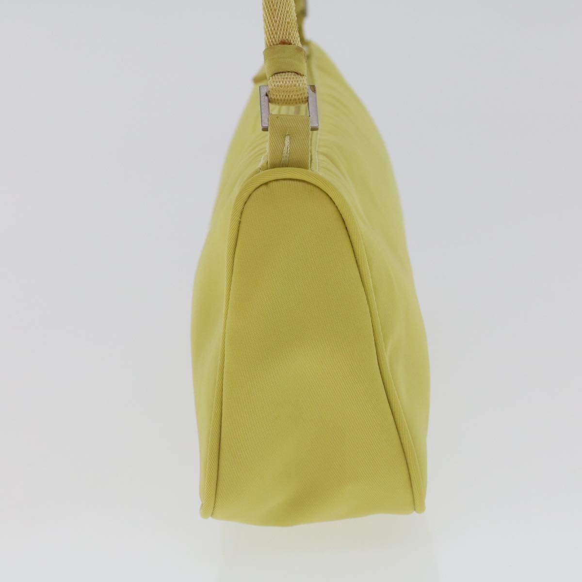 Prada Accessory Pouch Nylon Light Yellow Luxury Handbag