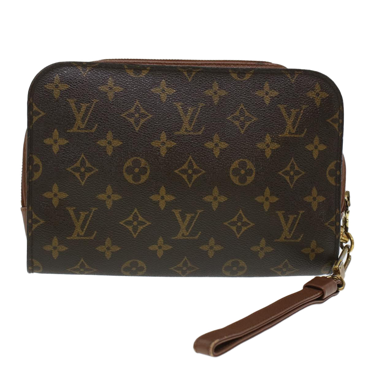 Louis Vuitton Monogram Orsay Clutch Bag LV Auth
