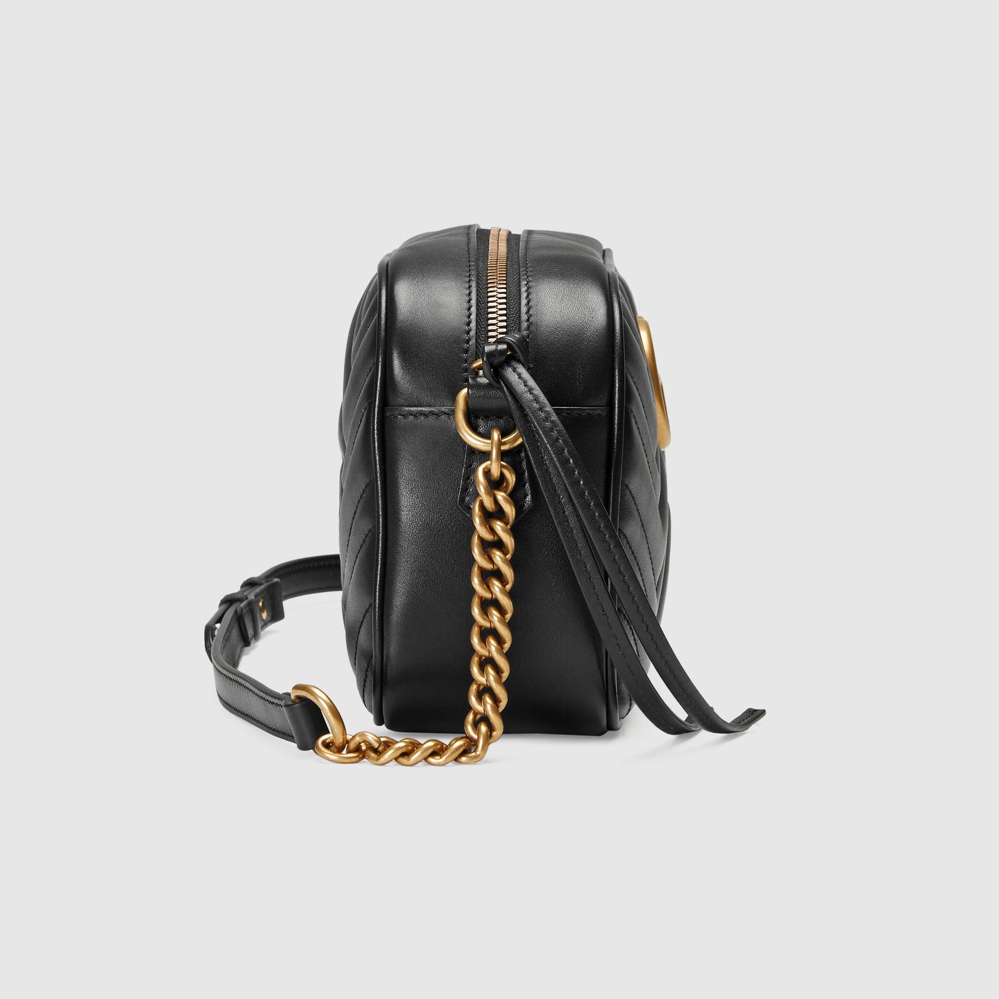 Gucci Monogram Chain Leather Crossbody