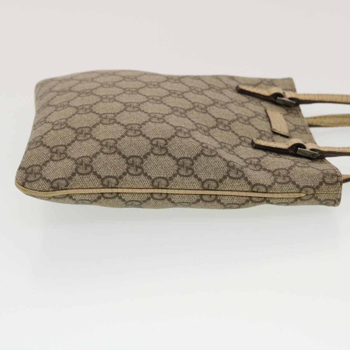 Gucci Leather Canvas Handbag