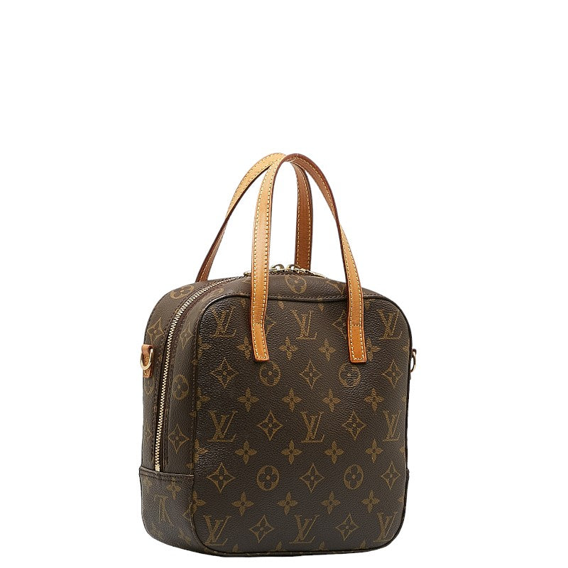 Louis Vuitton Monogram Handbag PVC/Leather Brown
