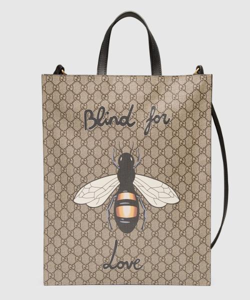 Gucci Monogram Leather Canvas Tote