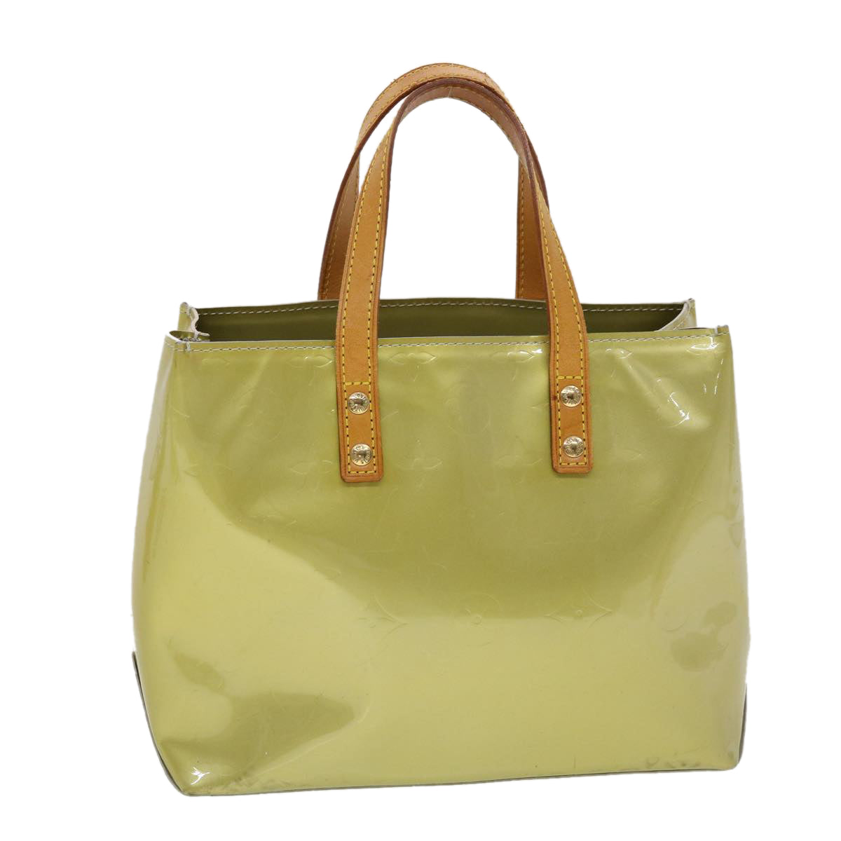 Louis Vuitton Monogram Vernis Reade PM Hand Bag Gris LV Auth