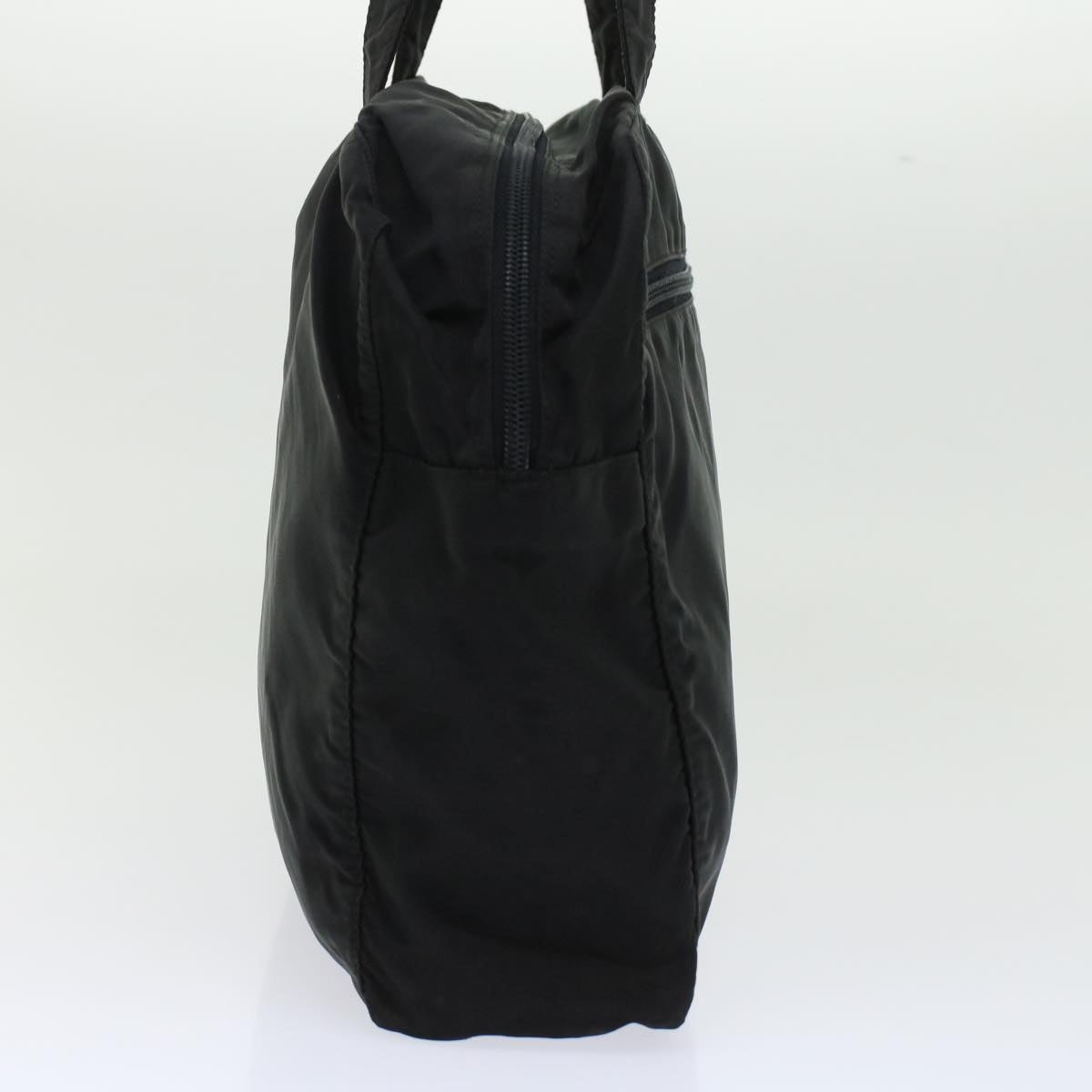 Prada Hand Bag Nylon Black