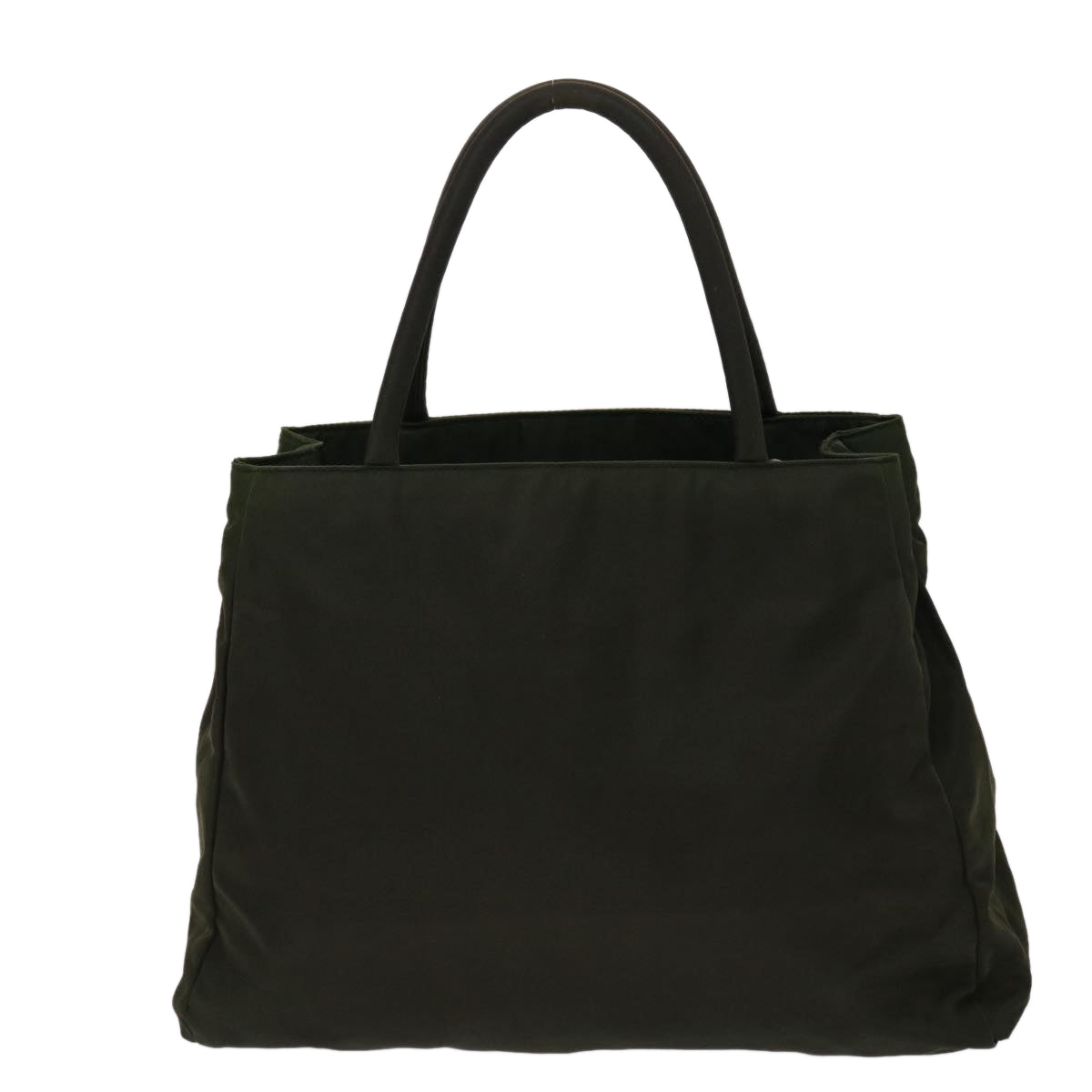 PRADA Hand Bag Nylon Khaki Auth