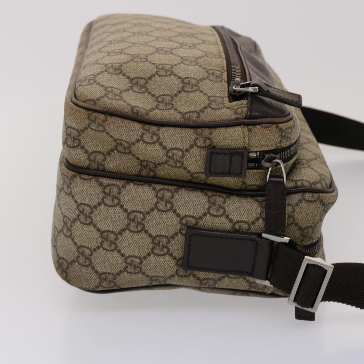 Gucci Leather Canvas Shoulder Bag