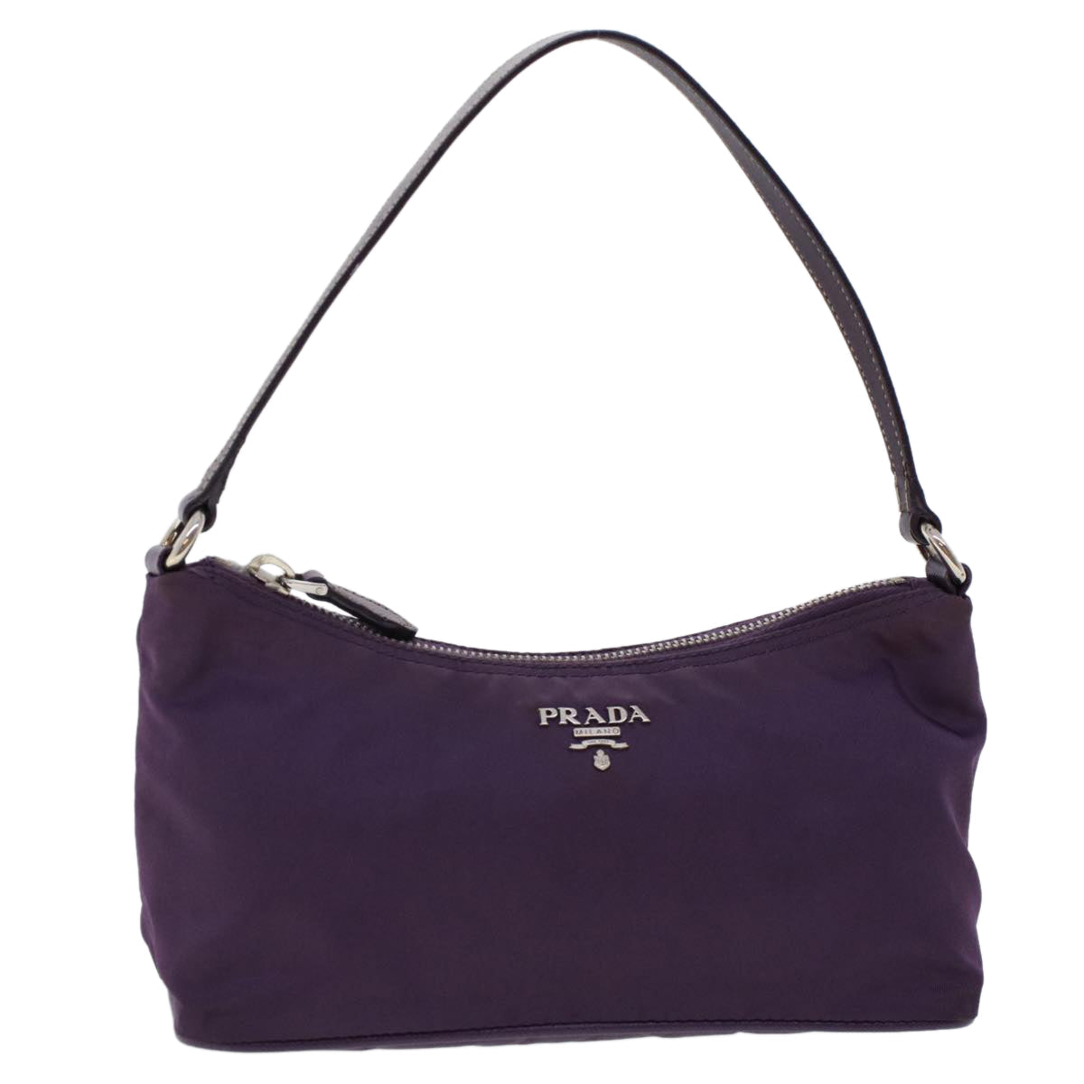 Prada Accessory Pouch Nylon Purple Luxury Handbag