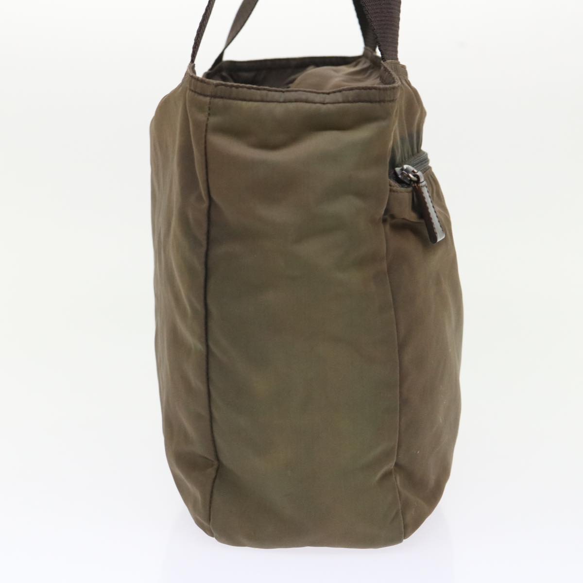 Prada Tote Bag Nylon Khaki