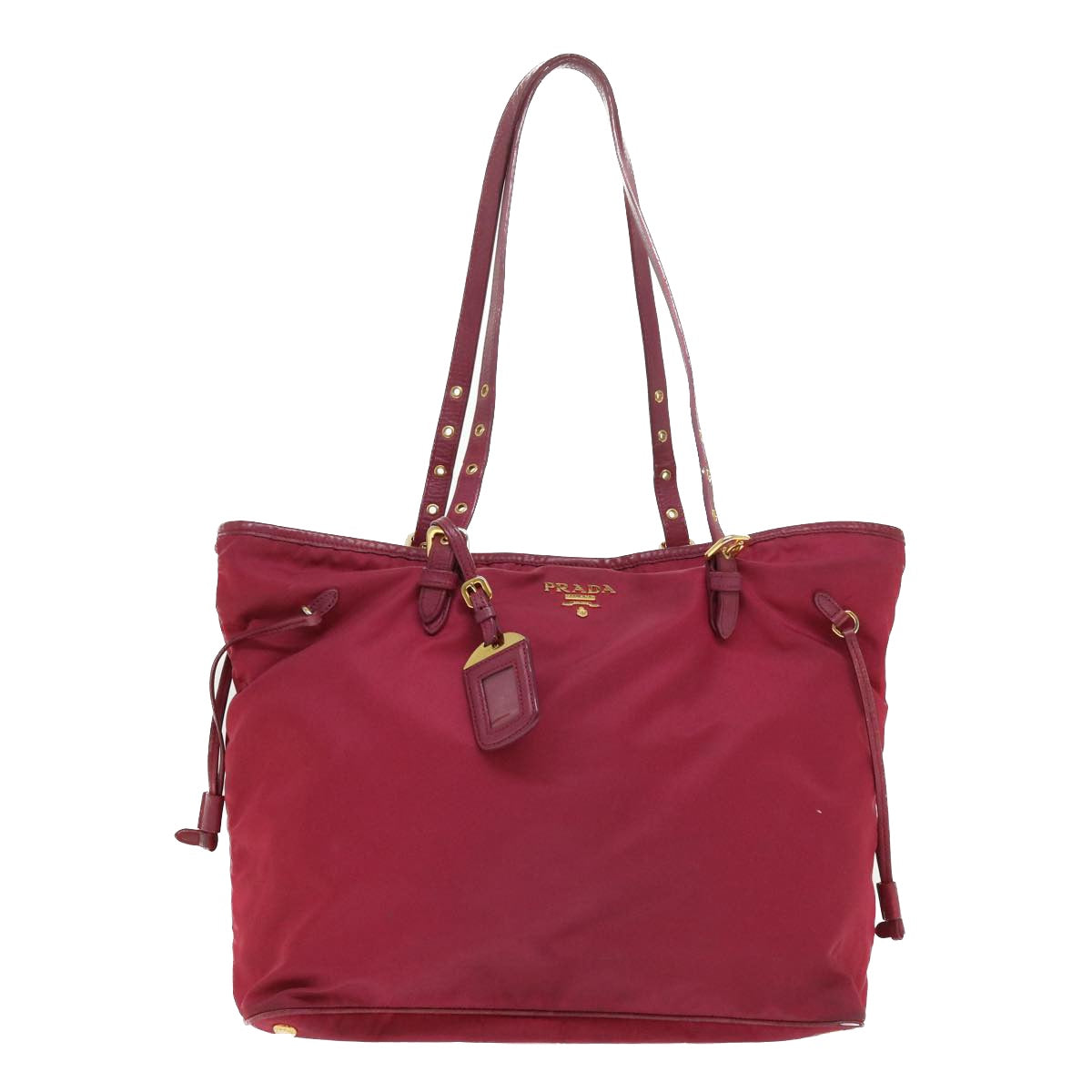 Prada Tote Bag Nylon Pink