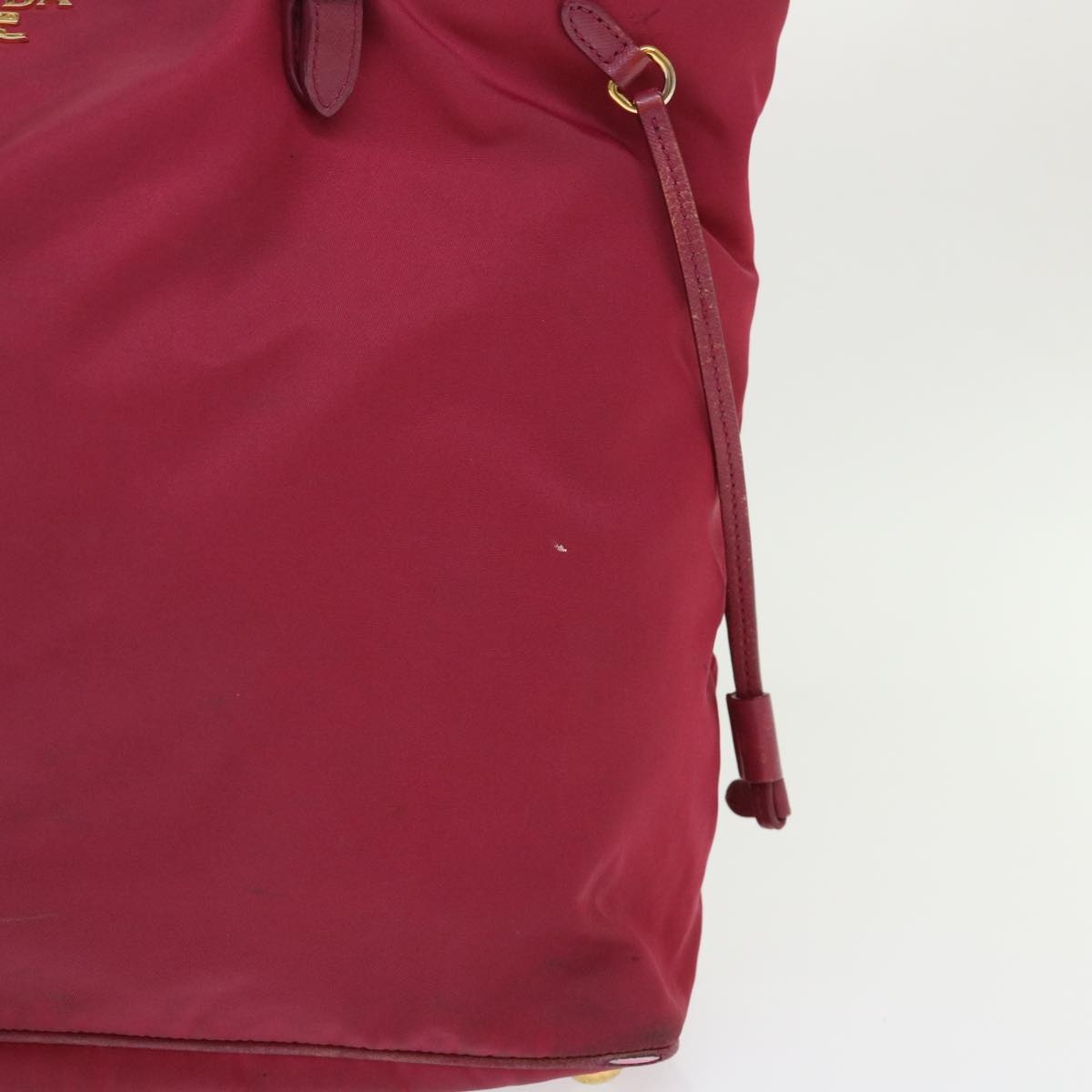 Prada Tote Bag Nylon Pink