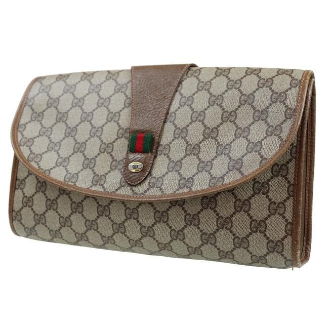 Gucci Envelope Leather Mini Clutch