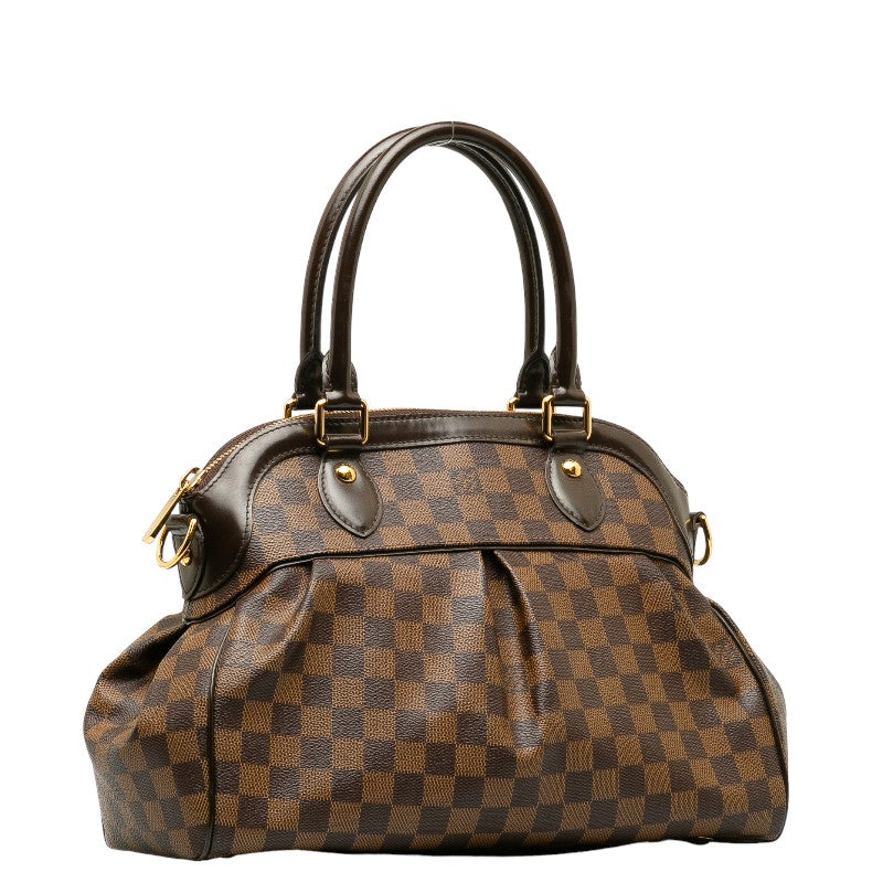 Louis Vuitton Louis Vuitton Damière Handbag PVC/Leather Brown