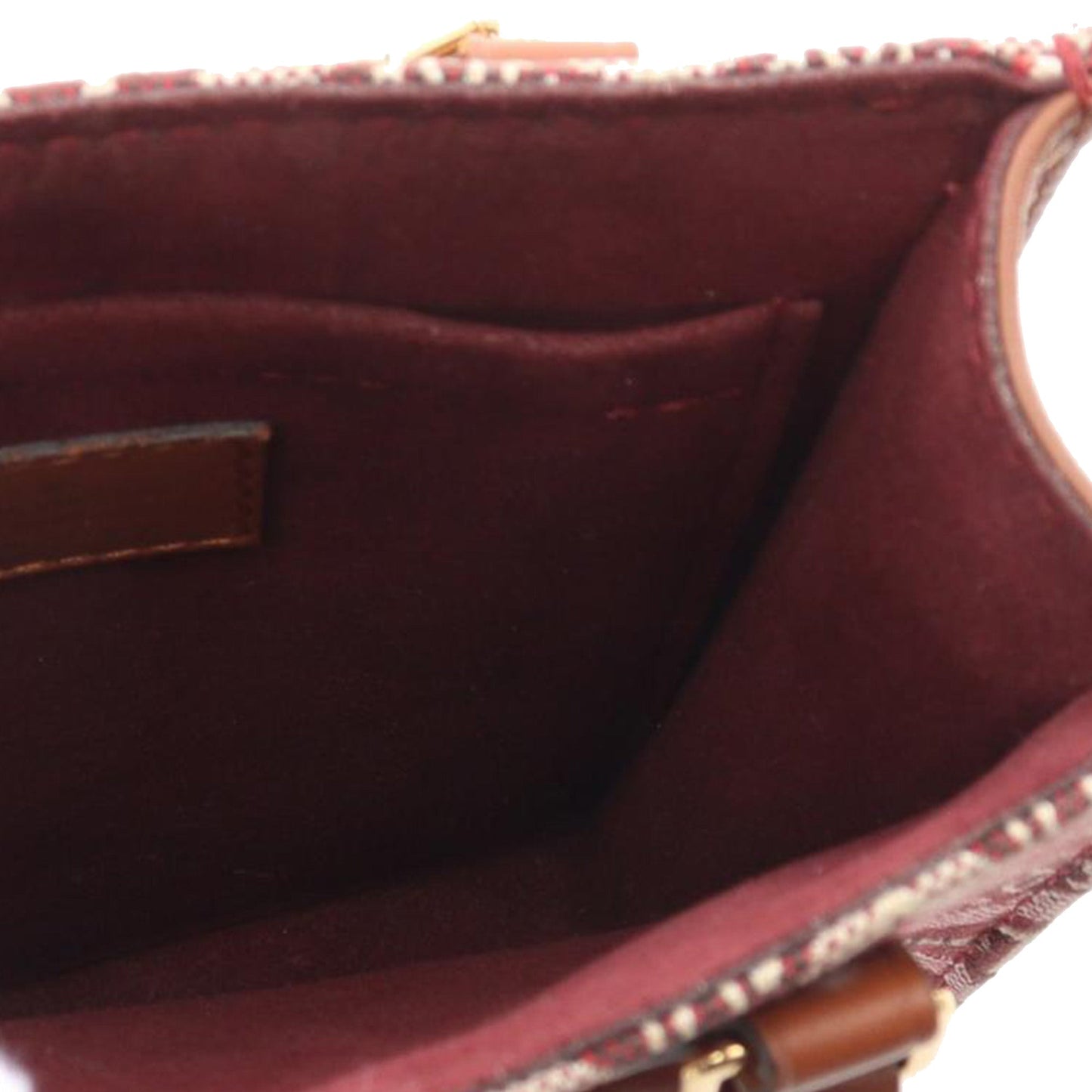 Red Louis Vuitton Since 1854 Petit Sac Plat Satchel