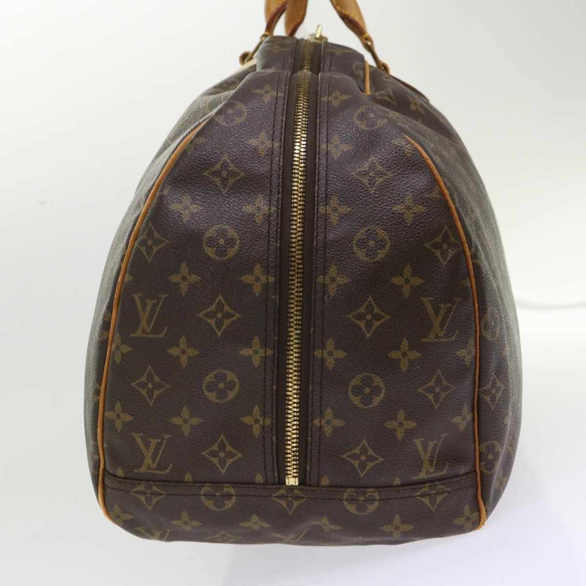LOUIS VUITTON Monogram Sac Plein Air Long Boston Bag LV Auth