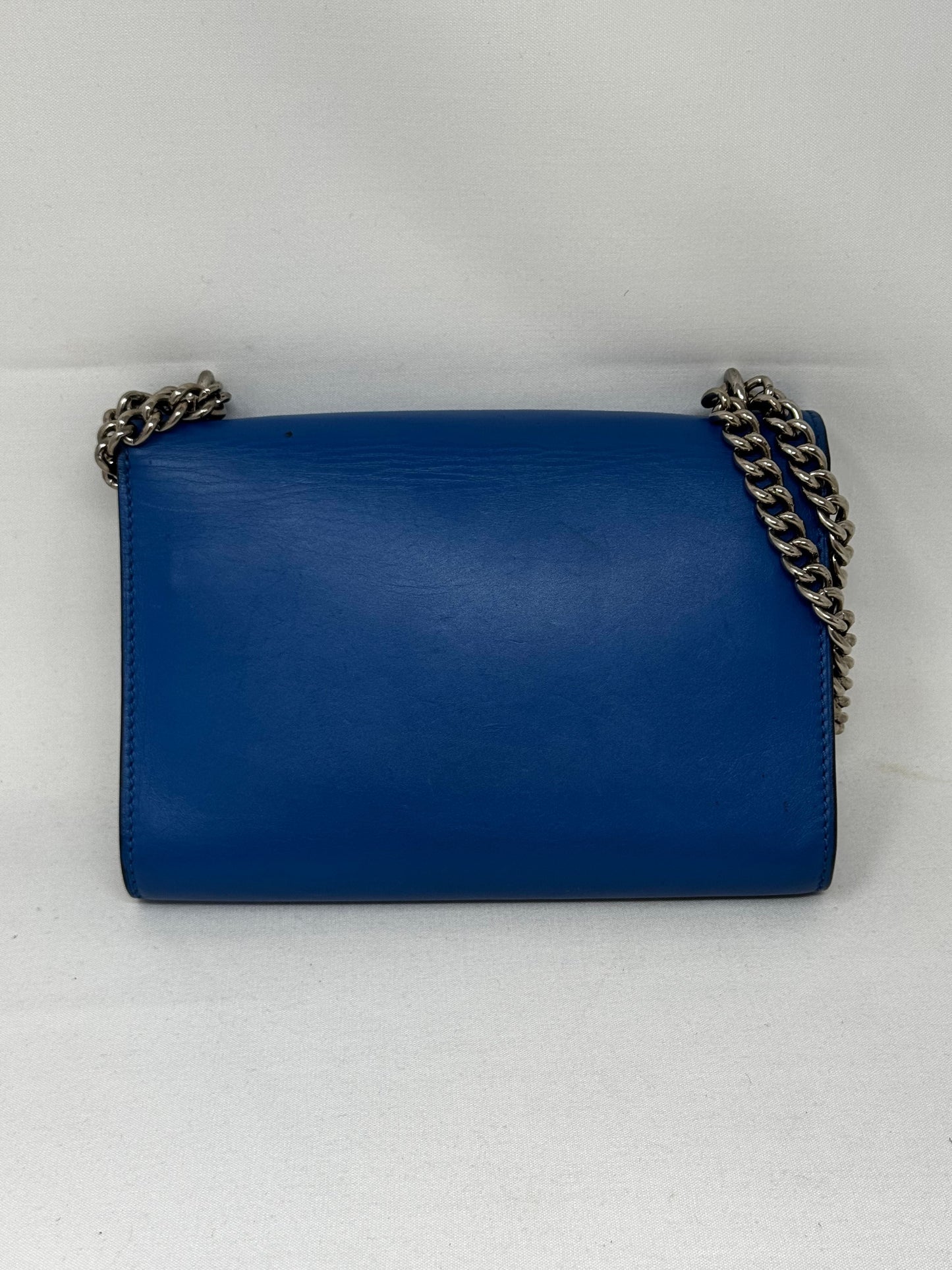 Louis Vuitton Louise Chain MM Leather Bag, Royal Blue BJ1-03