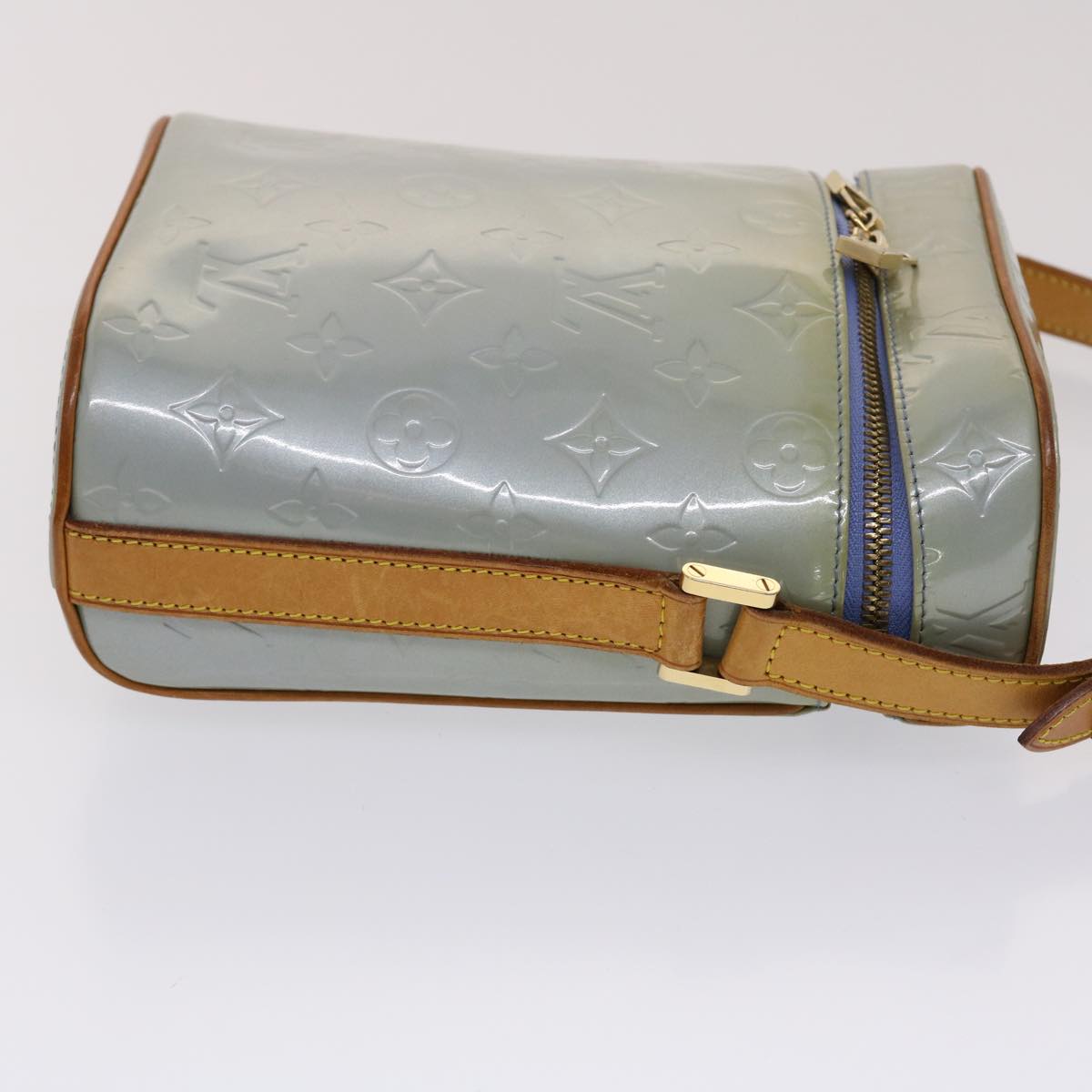 LOUIS VUITTON Monogram Vernis Sullivan Vertical Bag Lavande LV Auth